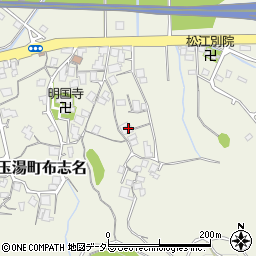 島根県松江市玉湯町布志名222周辺の地図