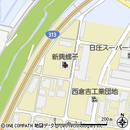 株式会社新興螺子　倉吉工場周辺の地図