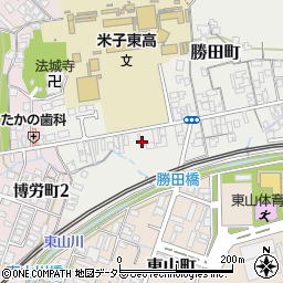 鳥取県米子市勝田町276周辺の地図