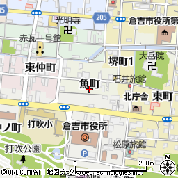 鳥取県倉吉市魚町2554周辺の地図