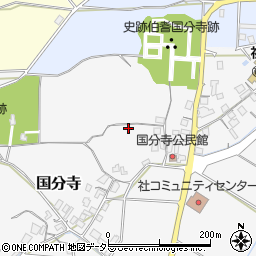 鳥取県倉吉市国分寺周辺の地図