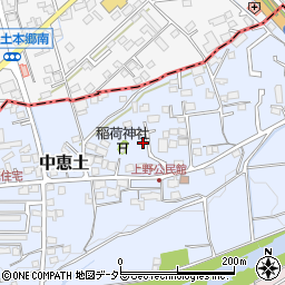 岐阜県可児市中恵土1576周辺の地図