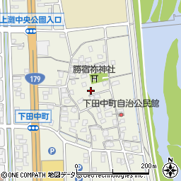 鳥取県倉吉市下田中町117周辺の地図