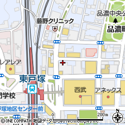 株式会社早稲田アカデミー　東戸塚校周辺の地図