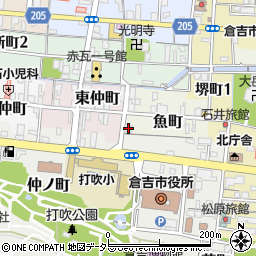 鳥取県倉吉市魚町2568-1周辺の地図