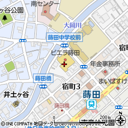 無添くら寿司 横浜蒔田店周辺の地図