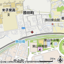 鳥取県米子市勝田町359周辺の地図