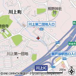 神奈川県横浜市戸塚区川上町379周辺の地図