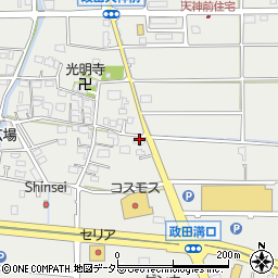 岐阜県本巣市政田1410-5周辺の地図