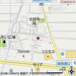 岐阜県本巣市政田1440-5周辺の地図