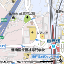 ノジマ東戸塚西口プラザ店周辺の地図