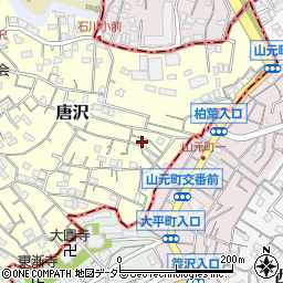 神奈川県横浜市南区唐沢68周辺の地図