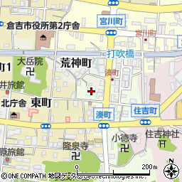 鳥取県倉吉市湊町318周辺の地図