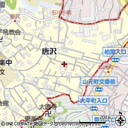 神奈川県横浜市南区唐沢64周辺の地図