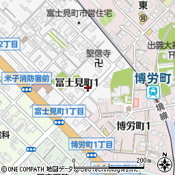 鳥取県米子市冨士見町1丁目72周辺の地図