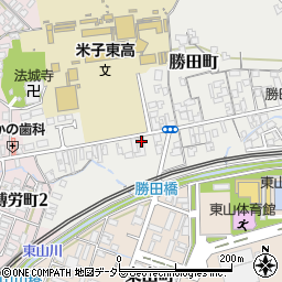 鳥取県米子市勝田町281周辺の地図