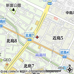 岐阜信用金庫近島支店周辺の地図
