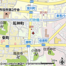 鳥取県倉吉市湊町675周辺の地図