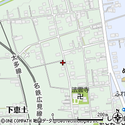 岐阜県可児市下恵土509周辺の地図