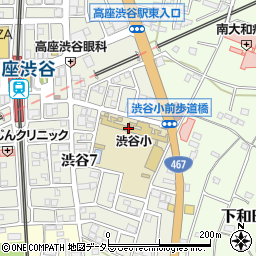 渋谷放課後児童クラブ周辺の地図