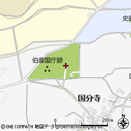 国庁裹神社周辺の地図