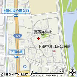 鳥取県倉吉市下田中町116周辺の地図