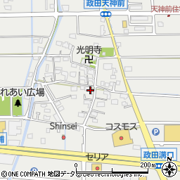岐阜県本巣市政田1460周辺の地図