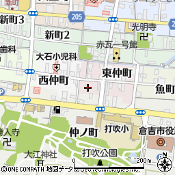 鳥取県倉吉市東仲町2619周辺の地図