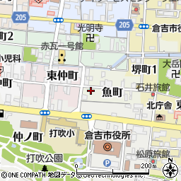 鳥取県倉吉市魚町2566周辺の地図