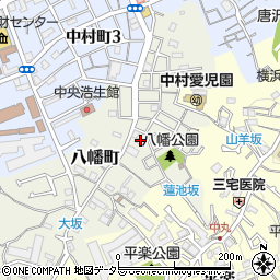 神奈川県横浜市南区八幡町33周辺の地図