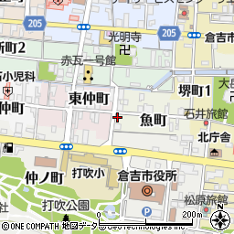 鳥取県倉吉市魚町2570周辺の地図