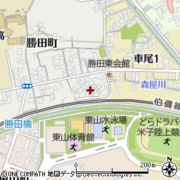 鳥取県米子市勝田町347周辺の地図