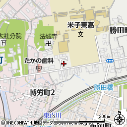 鳥取県米子市勝田町203周辺の地図