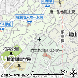 神奈川県横浜市中区竹之丸189周辺の地図