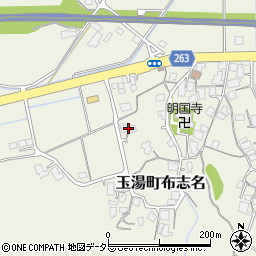 島根県松江市玉湯町布志名364周辺の地図