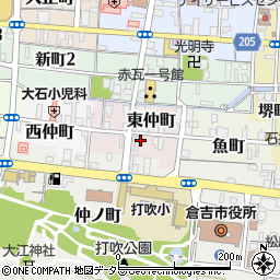 〒682-0826 鳥取県倉吉市東仲町の地図
