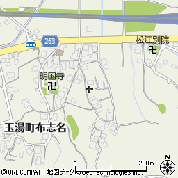 島根県松江市玉湯町布志名204周辺の地図