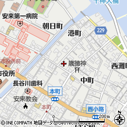 天理教会周辺の地図