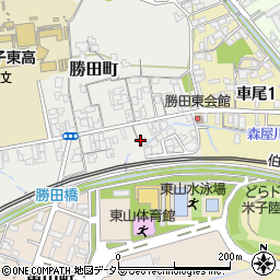 鳥取県米子市勝田町320周辺の地図