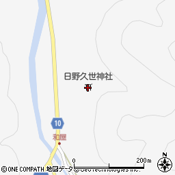 日野久世神社周辺の地図