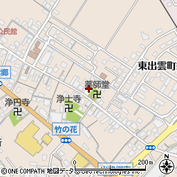 島根県松江市町東184-1周辺の地図