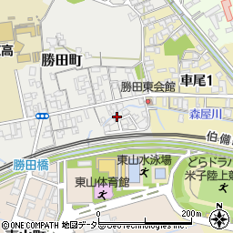鳥取県米子市勝田町352周辺の地図