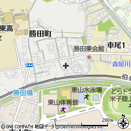 鳥取県米子市勝田町328周辺の地図