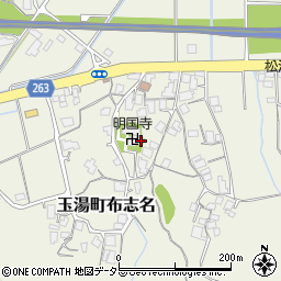 島根県松江市玉湯町布志名212周辺の地図