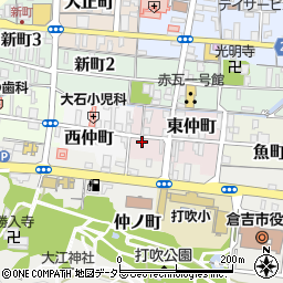 鳥取県倉吉市東仲町2620周辺の地図