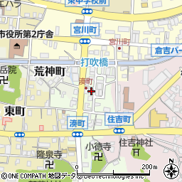 鳥取県倉吉市湊町671周辺の地図