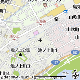 岐阜県岐阜市池ノ上町1丁目42周辺の地図