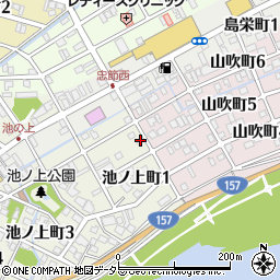 岐阜県岐阜市池ノ上町1丁目34周辺の地図