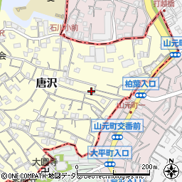 神奈川県横浜市南区唐沢67周辺の地図