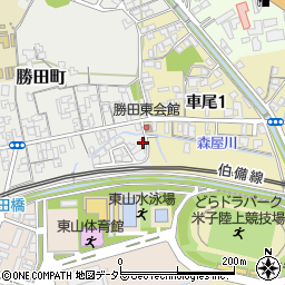鳥取県米子市勝田町350周辺の地図